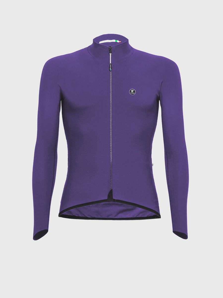 wilier サーマルロングスリーブジャージ　赤 サイズM 未使用新品 シンプルだから着回しが利く、ロングライド系の裏起毛ジャージ