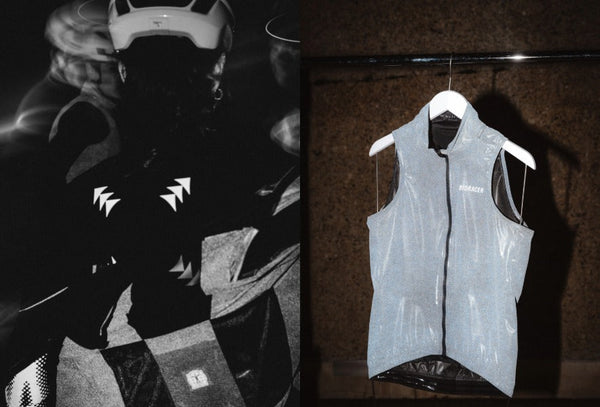 暗闇でめっちゃ光りますNIGHTvision Jacket ＆ Gilet。