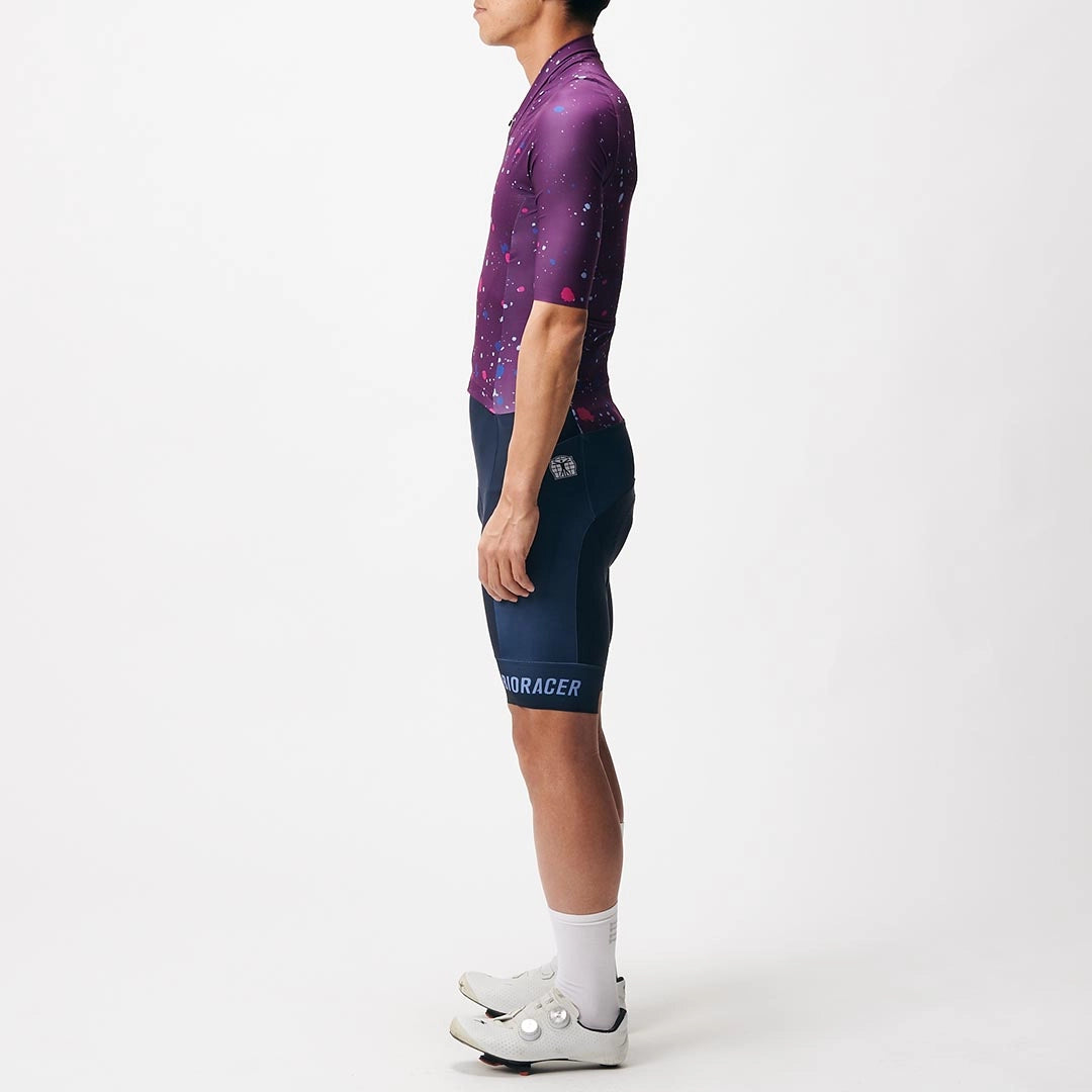 BIORACER ［JP LTD］RIDE ROAD RACE AEROSUIT SMOOTH PAD-DEEP PURPLE SPLATTER deep-purple - サイド | CaLORS