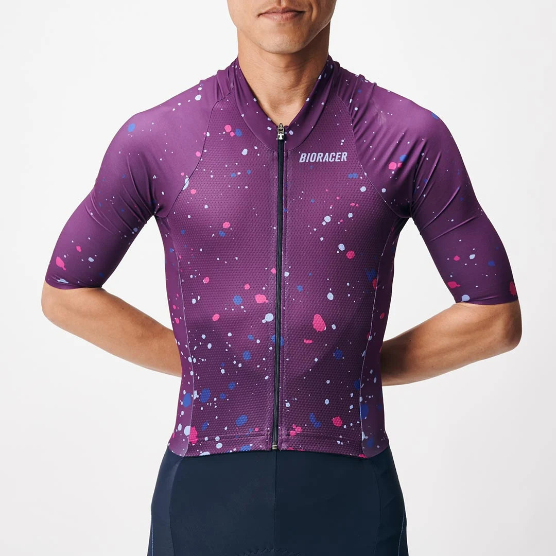 BIORACER ライド ロードレース エアロスーツ ディープパープルスプラッター 日本限定 | スキンスーツ CaLORS公式
