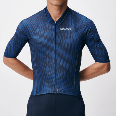 ［JP LTD］RIDE ROAD RACE AEROSUIT-NAVY ZIGZAG(SMOOTH PAD)