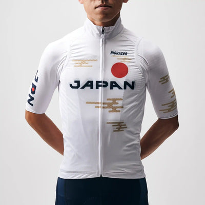 【予約】［JP LTD］ICON HIGH COLLAR WIND GILET-UCI Gran Fondo Team JAPAN