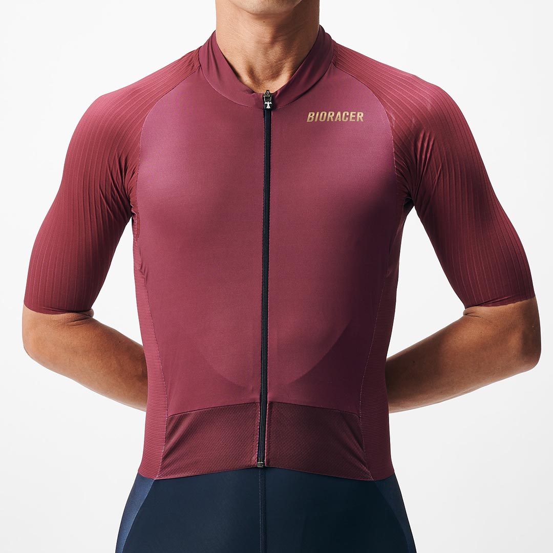 BIORACER ［JP LTD］EPIC PARIS ROAD RACE AEROSUIT VAPOR2.0 SPS-WINE RED boredaux - 正面 | CaLORS