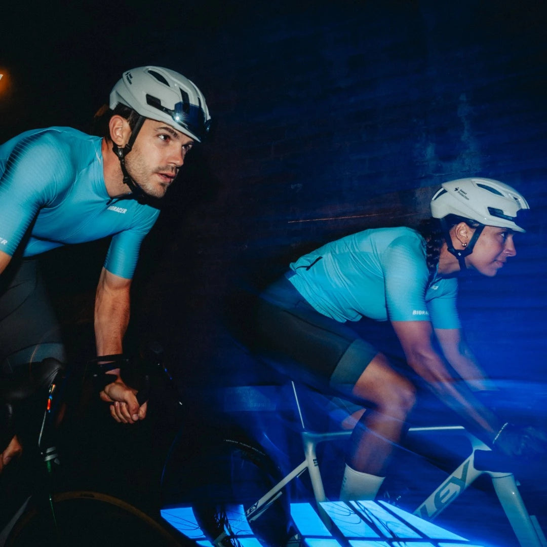 BIORACER Icon Women's Jersey PACIFIC SKY Pacific Sky - 着用イメージ | CaLORS