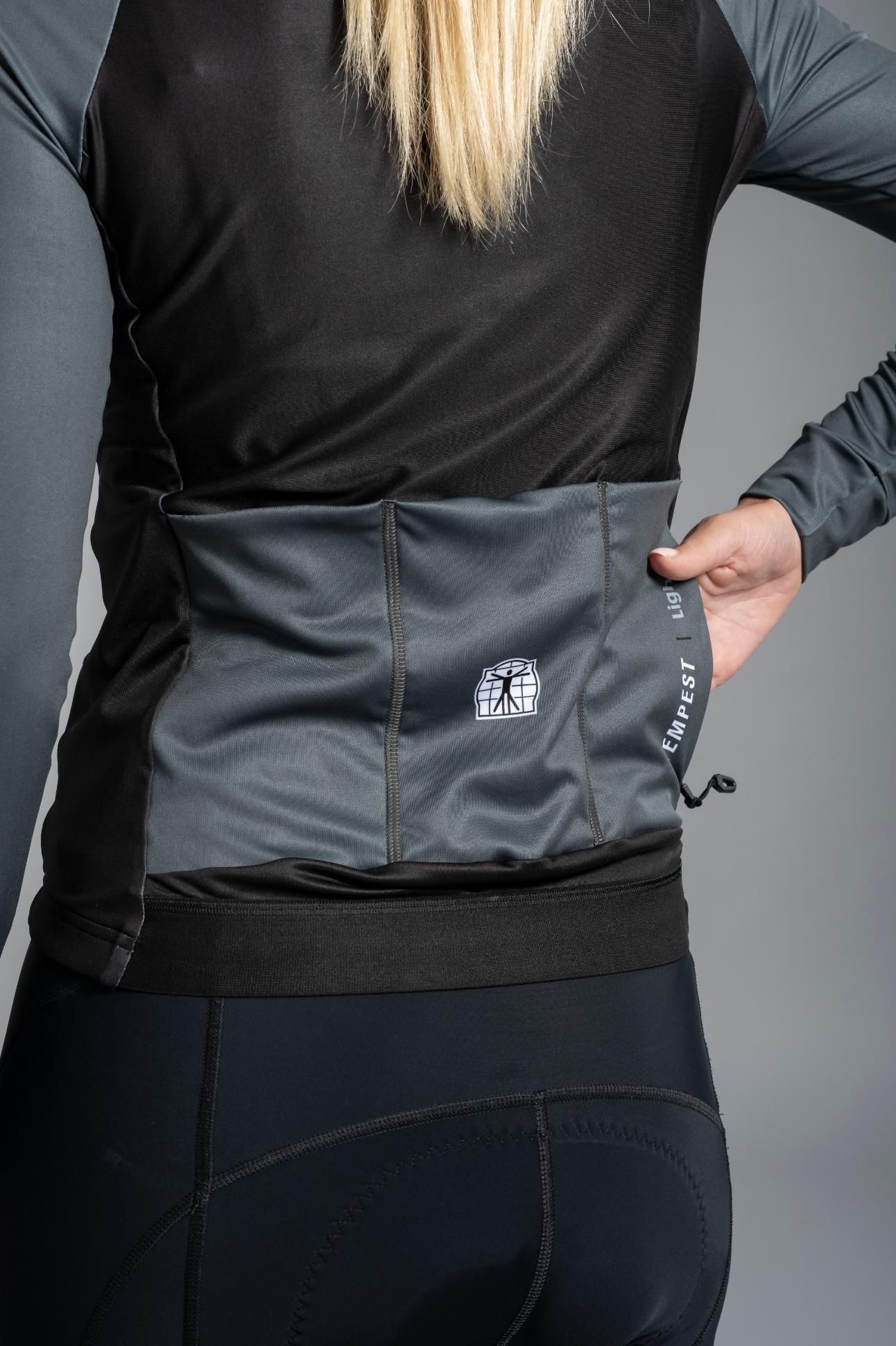 【受発注】Tempest Light Women’s Jacket Black – Anthracite