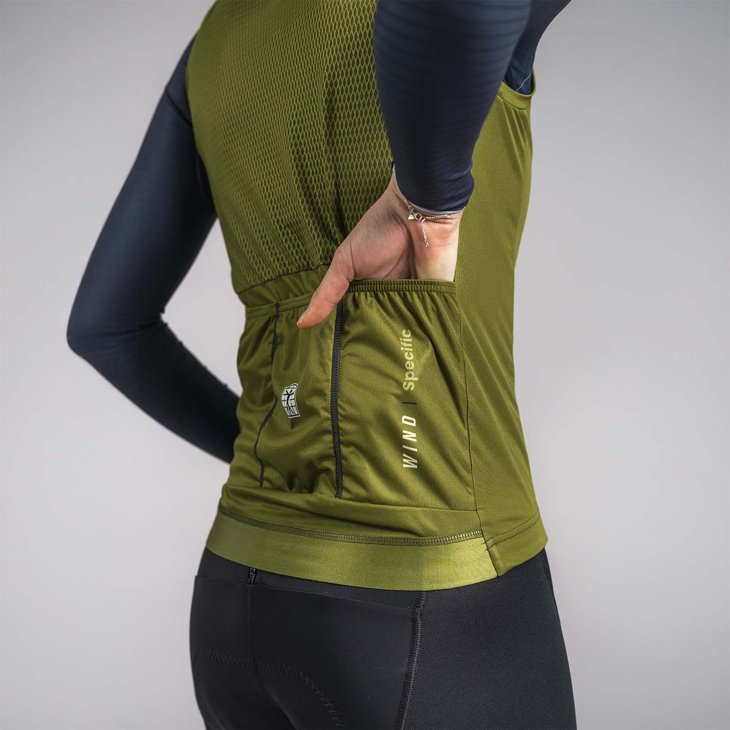 【受発注】Icon Women’s Gilet Thyme Green