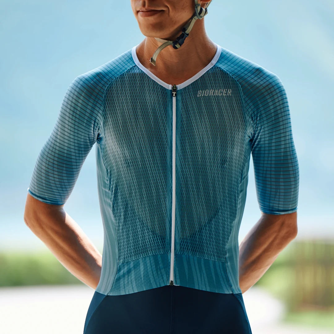 BIORACER ［JP LTD］EPIC FULLBREEZE AEROSUITS VAPOR2.0 SPS-(ICE BLUE) iceblue - ディテール拡大 | CaLORS