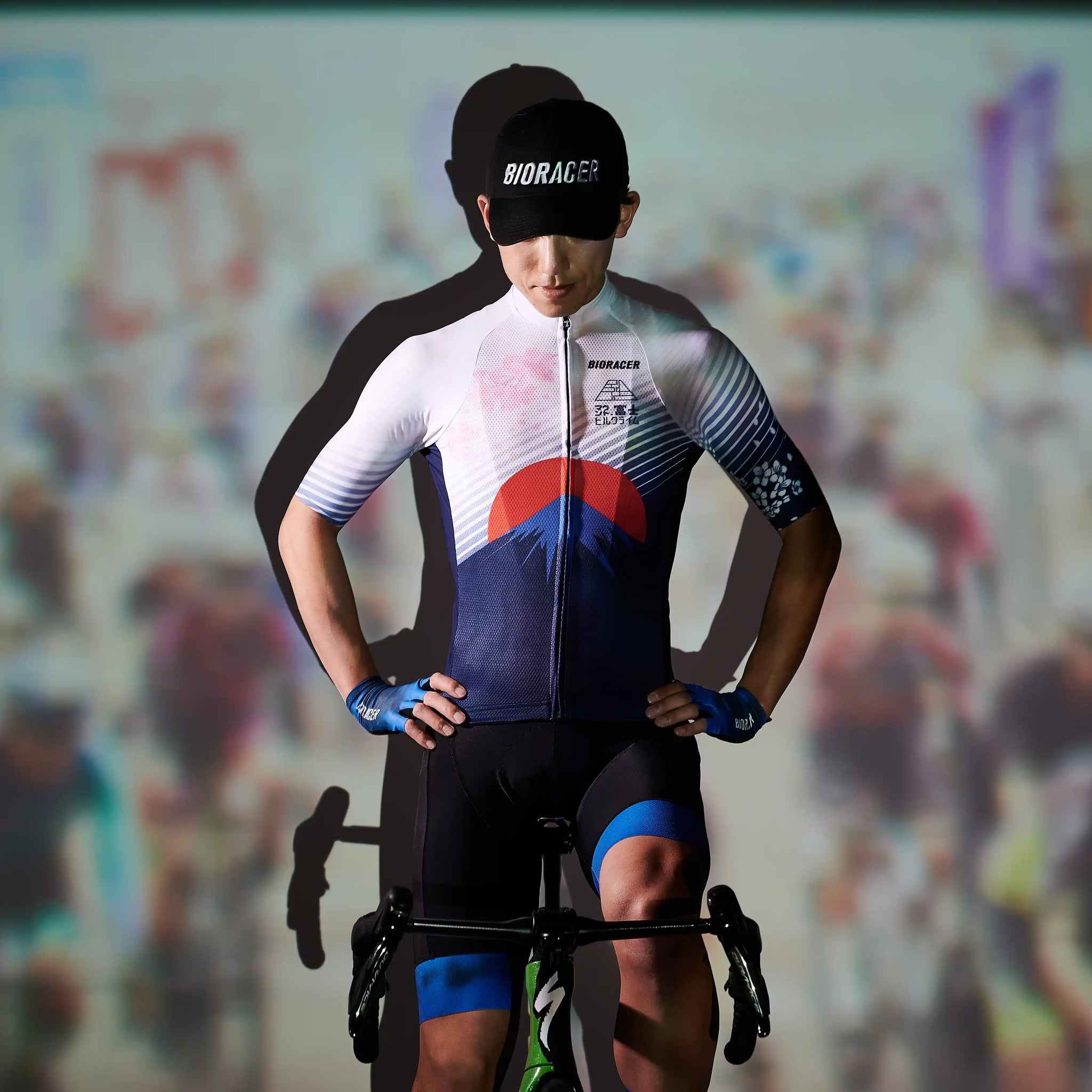 BIORACER 富士ヒルクライム サイクルジャージ 半袖 Mサイズ BIORACER 富士ヒルクライム サイクルジャージ 半袖 Mサイズ