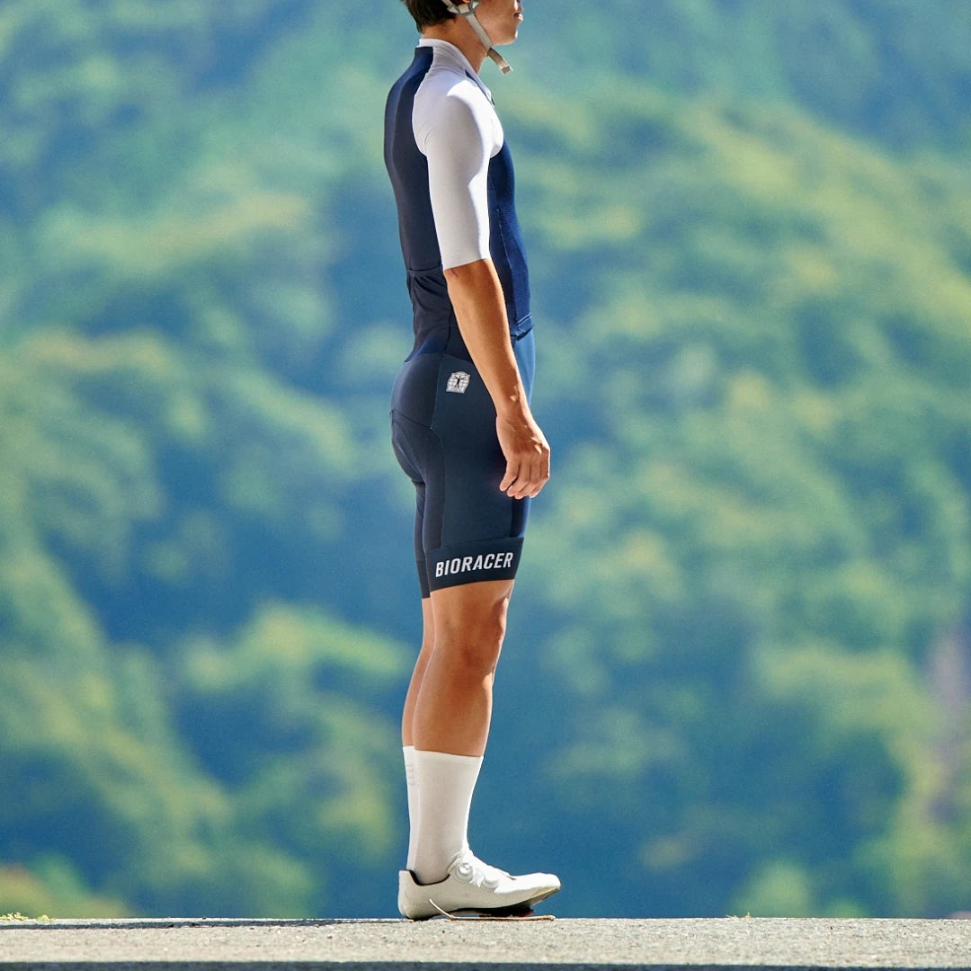 ［JP LTD］RIDE ROAD RACE AEROSUIT-NAVY×WHITE(SMOOTH PAD)