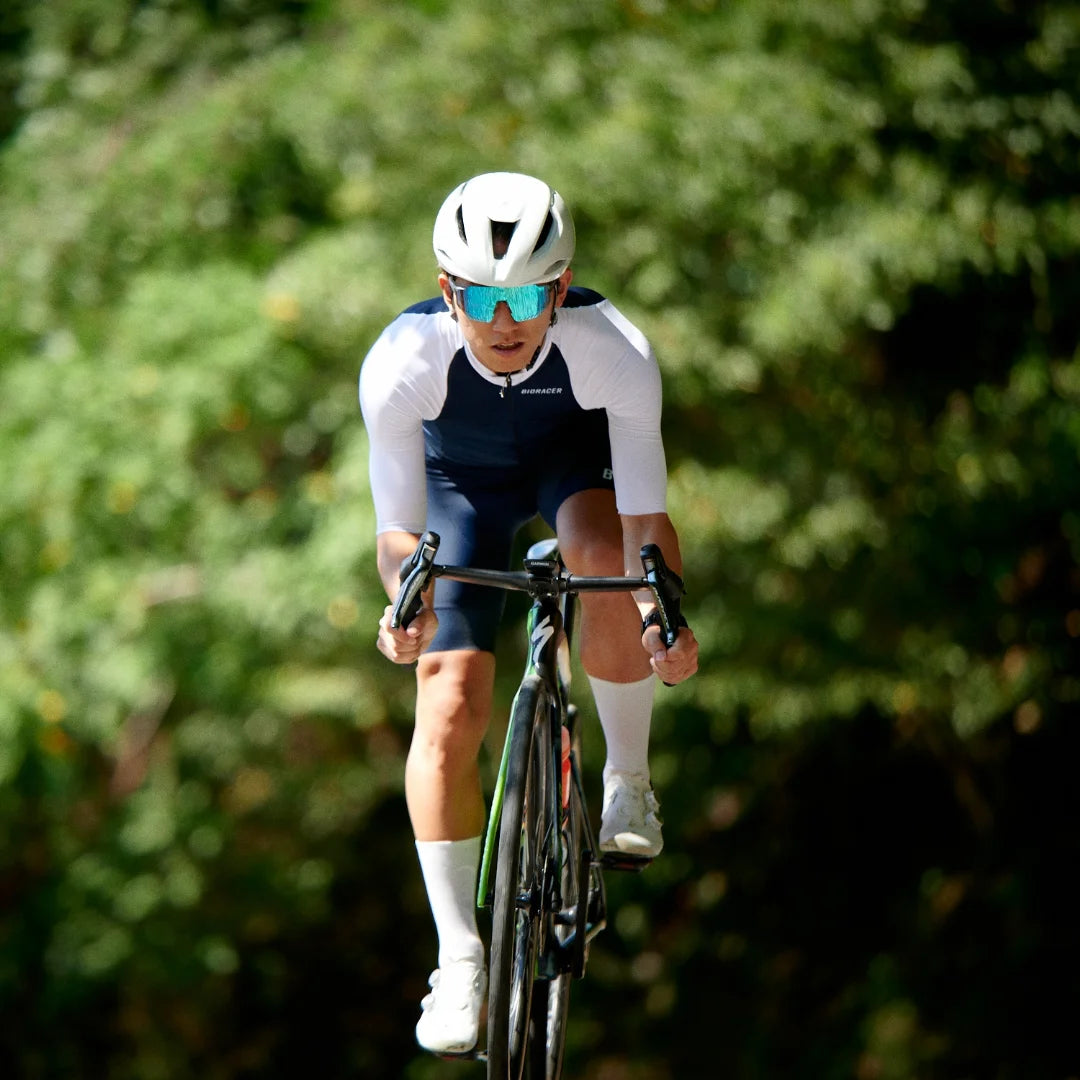 ［JP LTD］RIDE ROAD RACE AEROSUIT-NAVY×WHITE(SMOOTH PAD)