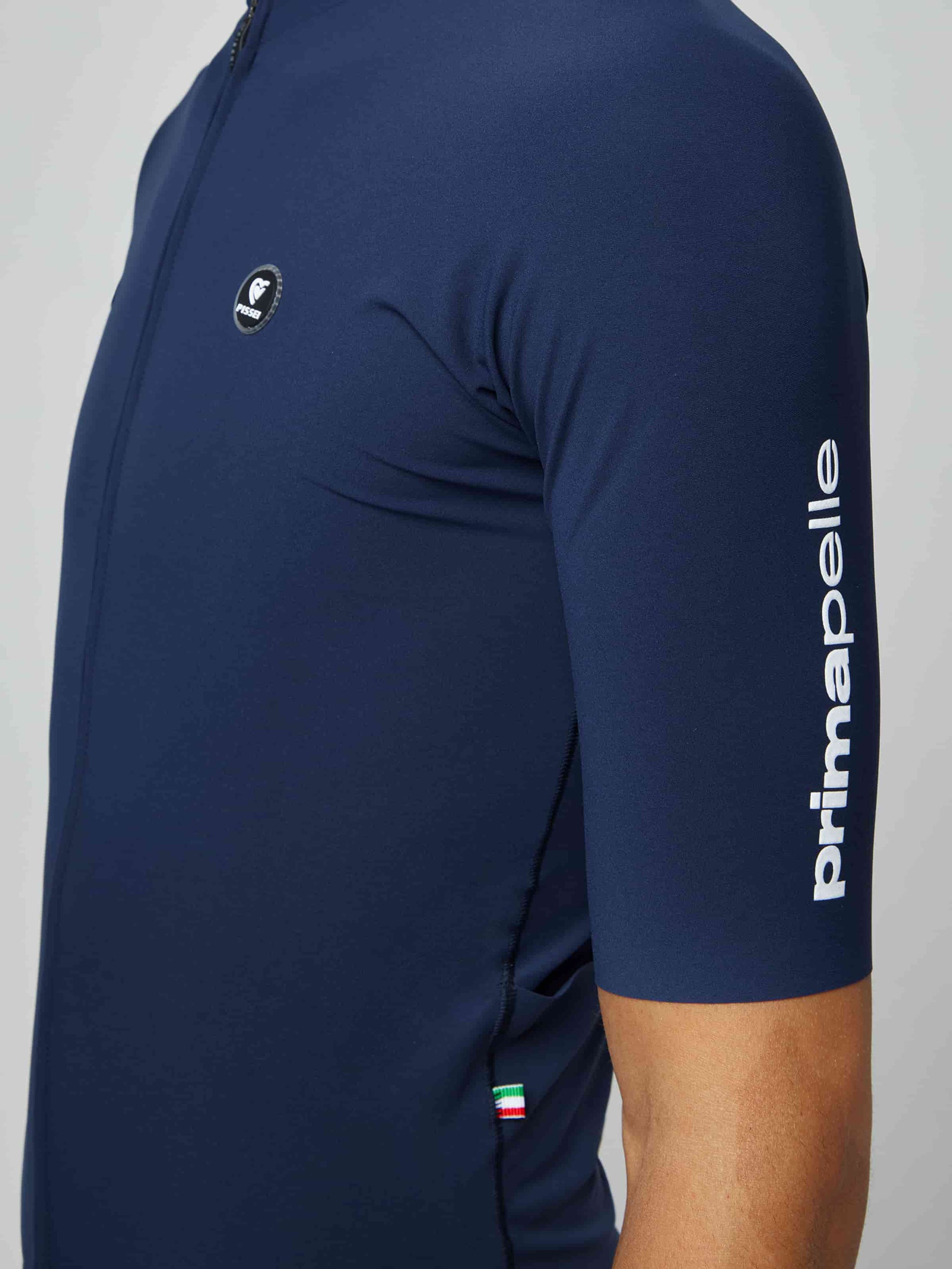 JJJ様Pissei primapelle Mサイズ Blu Indigo PISSEI プリマペレ 半袖ジャージ ネイビー｜ロード・春夏・メンズ