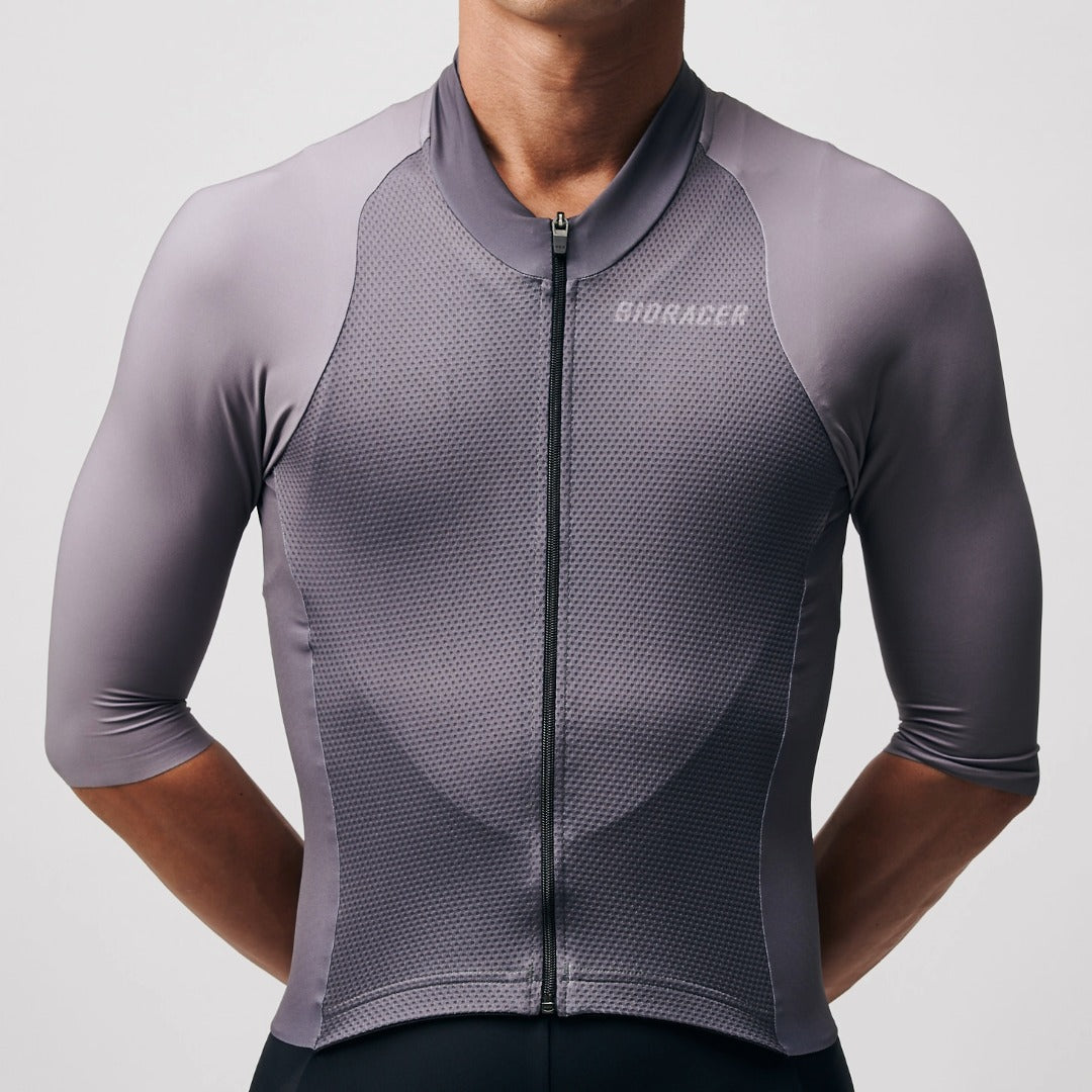 BIORACER JP LTD RIDE ROAD RACE AEROSUIT グレー2トーン 正面