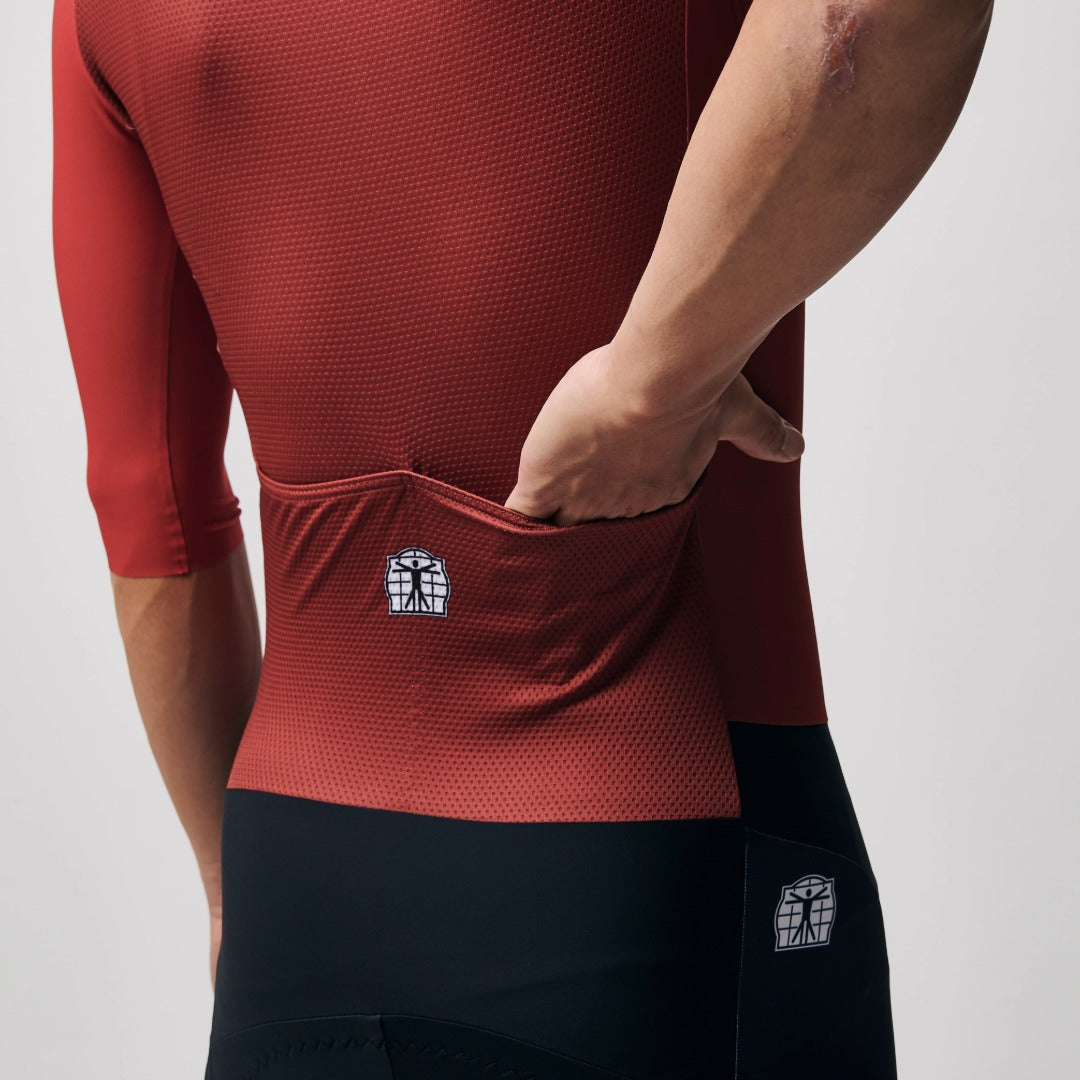 ［JP LTD］RIDE ROAD RACE AEROSUIT-RED 2TONE(SMOOTH PAD)