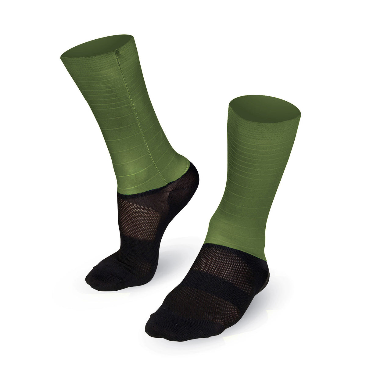 【受発注】Tech Socks Thyme Green – CaLORS（カラーズ-サイクルアパレルWEBショップ）