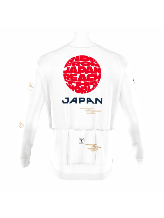 ［JP LTD］ICON TEMPEST THERMAL LONG SLEEVE JERSEY-UCI Gran Fondo Team JAPAN