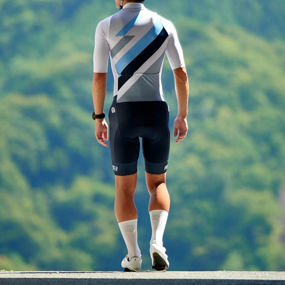 ［JP LTD］RIDE ROAD RACE AEROSUIT-WHITESTRIPE(SMOOTH PAD)