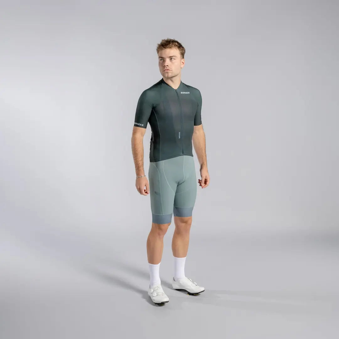 BIORACER Icon Jersey - Impulse EMERALD GREEN Emerald Green - 着用イメージ | CaLORS