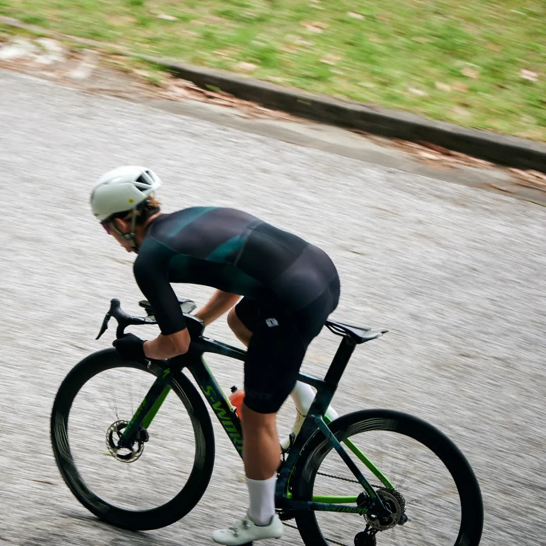 EPIC PARIS ROAD RACE AEROSUIT-BLACK-GREENFADE