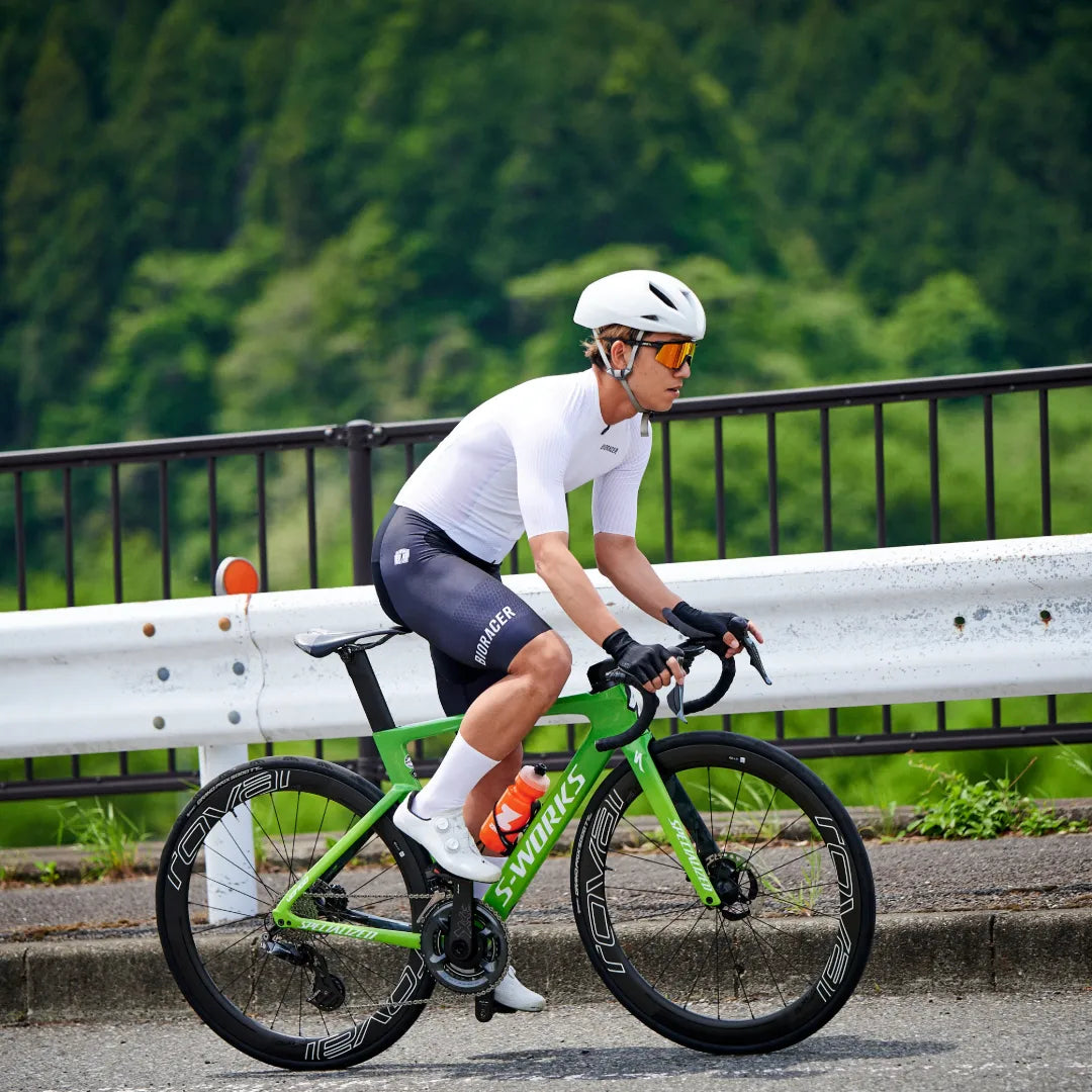 BIORACER ［JP LTD］EPIC PARIS ロードレース エアロスーツ ホワイト