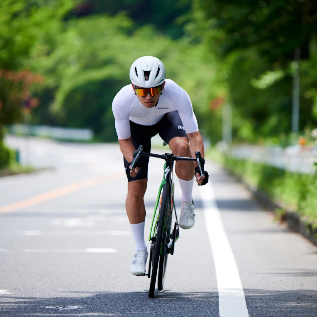 BIORACER ［JP LTD］EPIC PARIS ロードレース エアロスーツ ホワイト